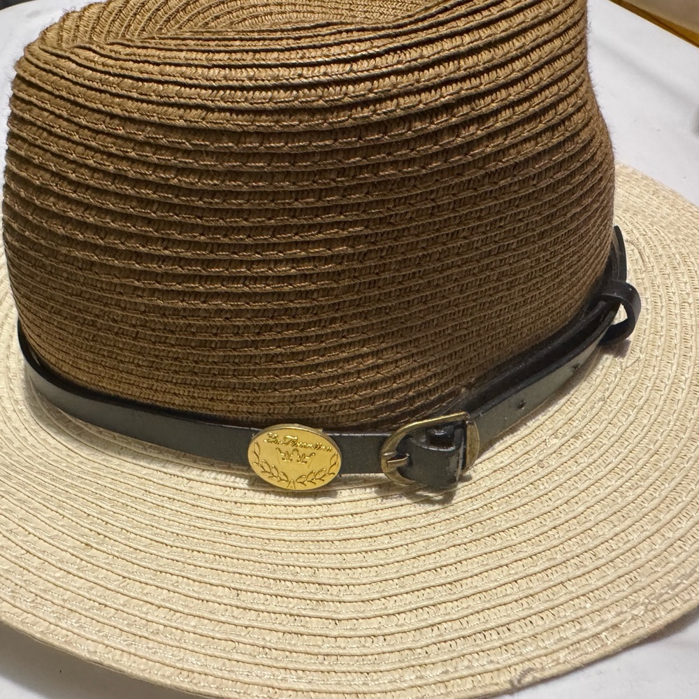 La Fiorentina Brown and Cream Fedora Hat